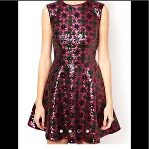 ASOS Star Sequin Tulip Dress in size 4